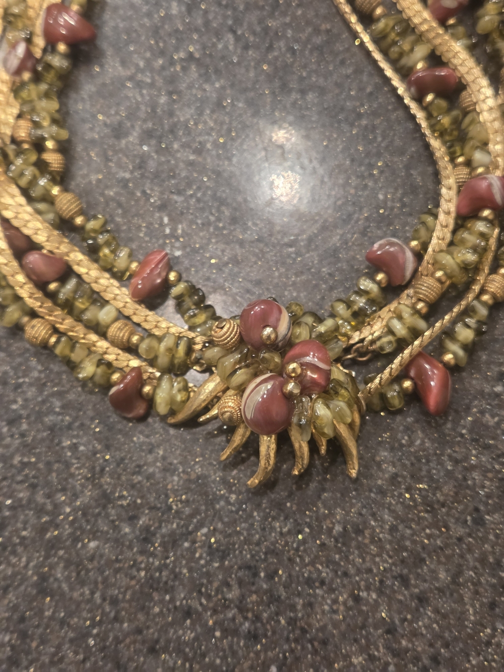 Vintage Hattie Carnegie Multi Strand Necklace - Picture 3 of 5